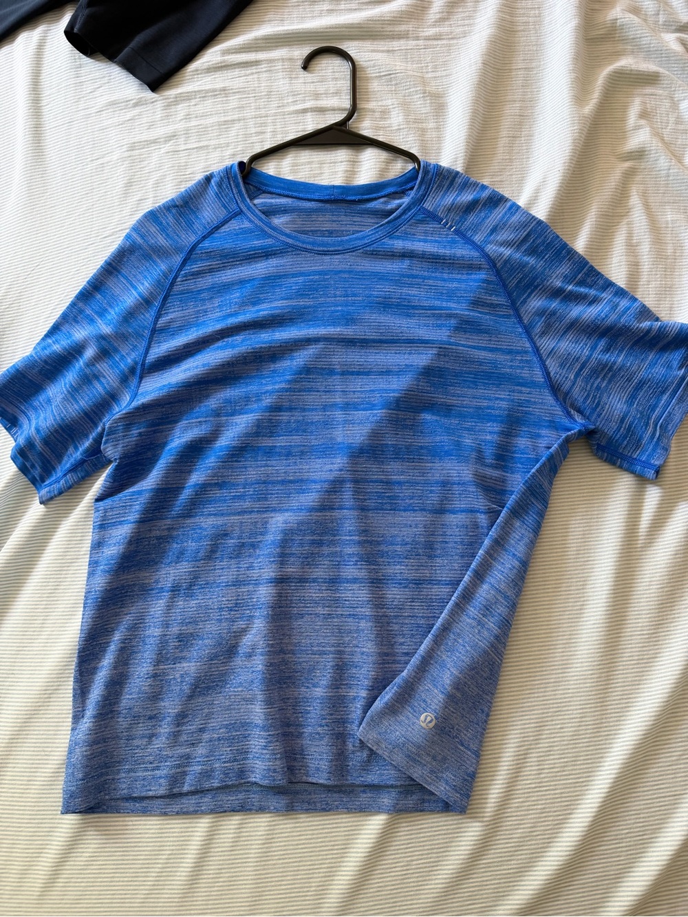 lululemon athletica Blue Heather Short-Sleeve Performance Tee
